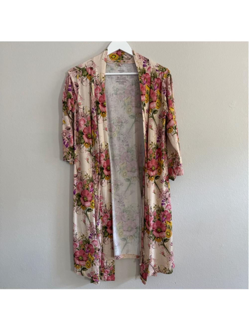 Women's Posh Peanut Floral Robe M